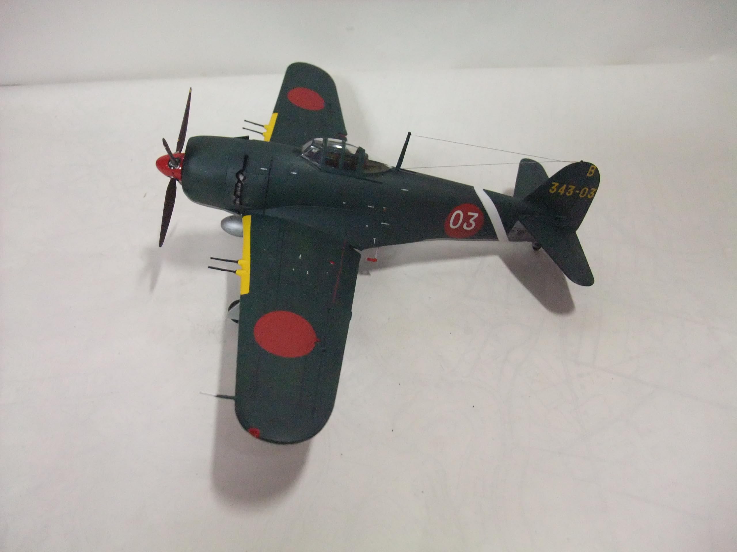 Amazon | 完成品 紫電改 日本海軍戦闘機 サイズ48分の1